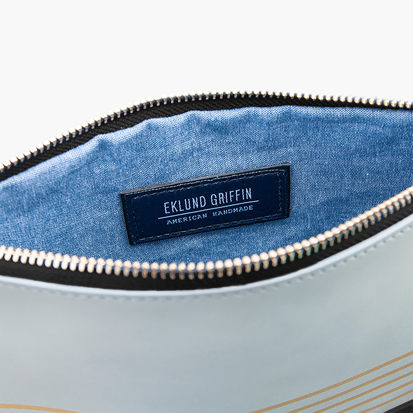 Buoy Block Clutch in Gull Gray + Black