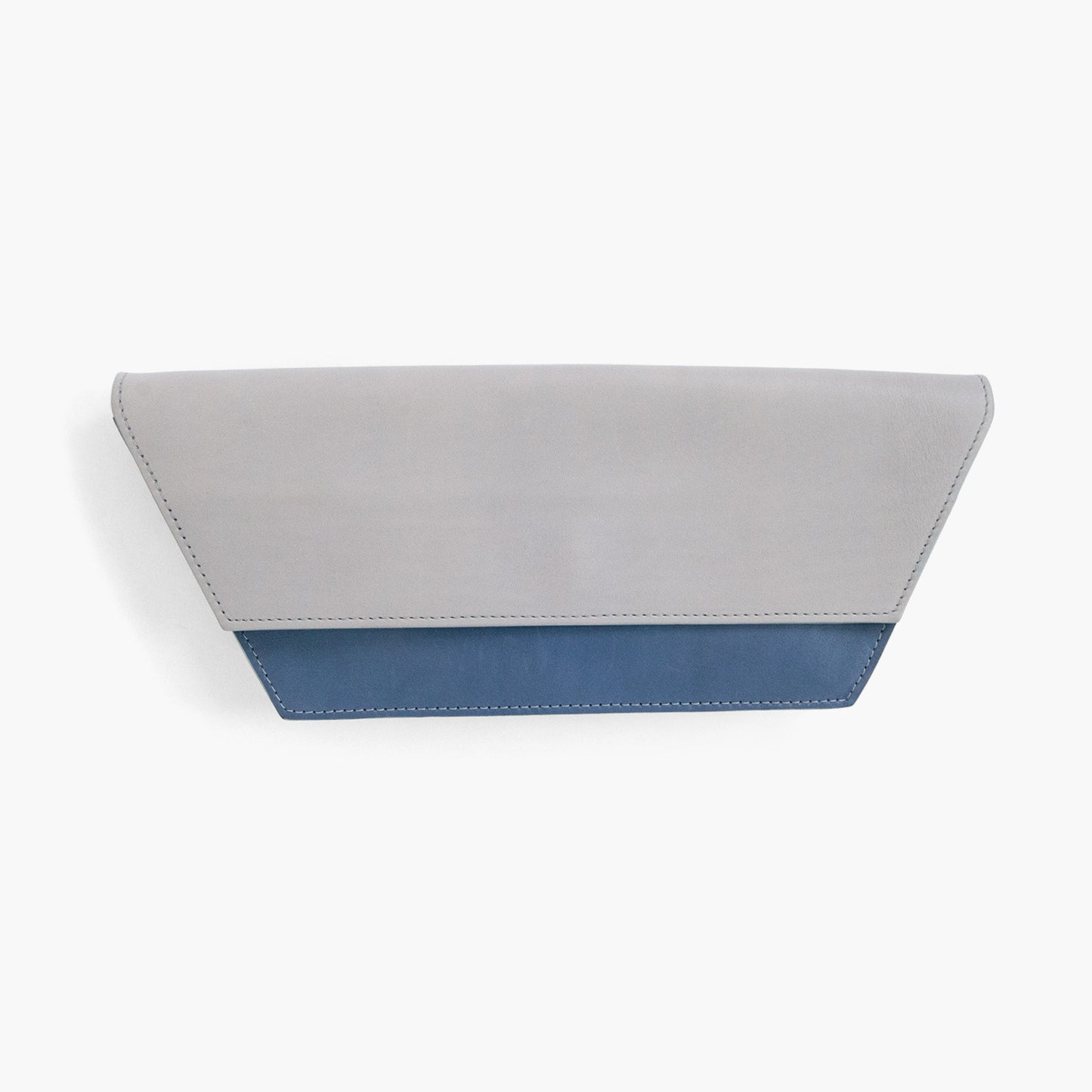 Dory Clutch in Gull Gray + Casco Bay Blue